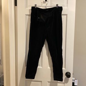 Talbots Five Pocket black velvet Jegging size 12P